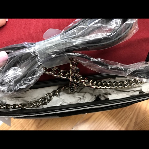 Black and gray patchwork Gianni Bernini bag - Picture 2 of 3