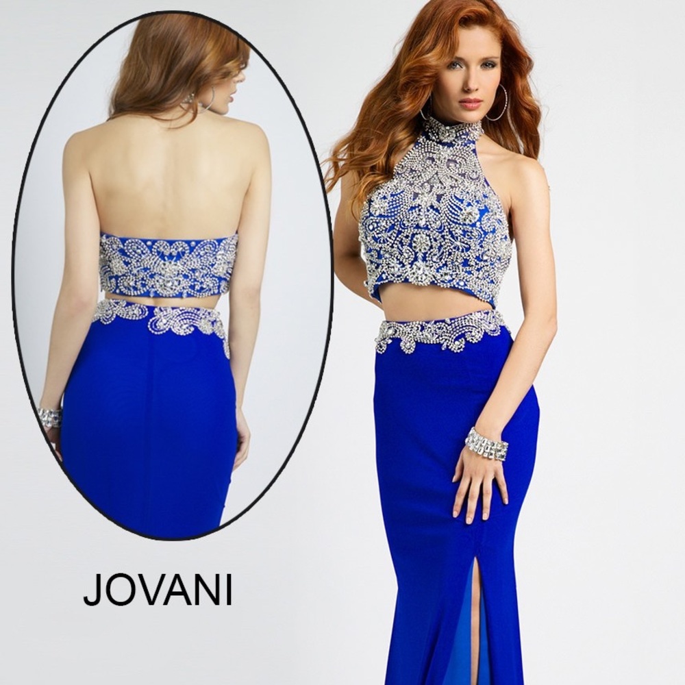 Jovani 20370 2 piece prom dress