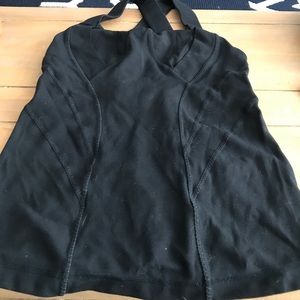 Lululemon athletica black tank with built in bra.