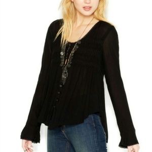 ❌RARE❌ Free People Bluebird Boho Peasant Top ☮️