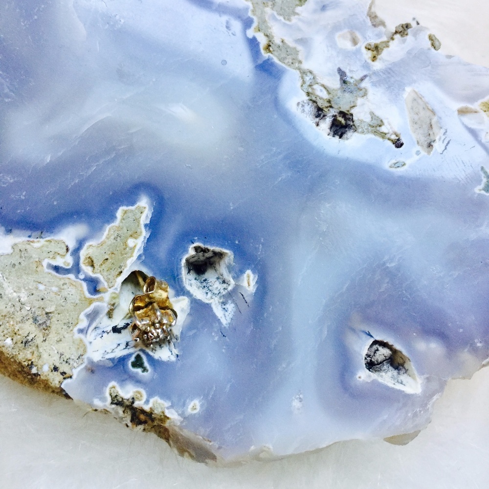 . {DIAMOND FLOWER} Yellow gold + diamonds