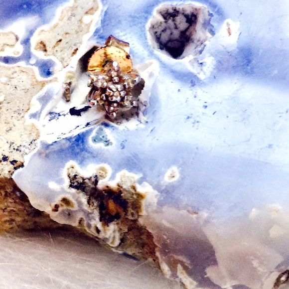 . {DIAMOND FLOWER} Yellow gold + diamonds - Picture 2 of 6