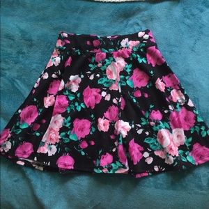 Floral skater skirt