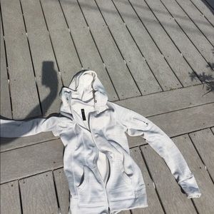 Gray yoga hoodie