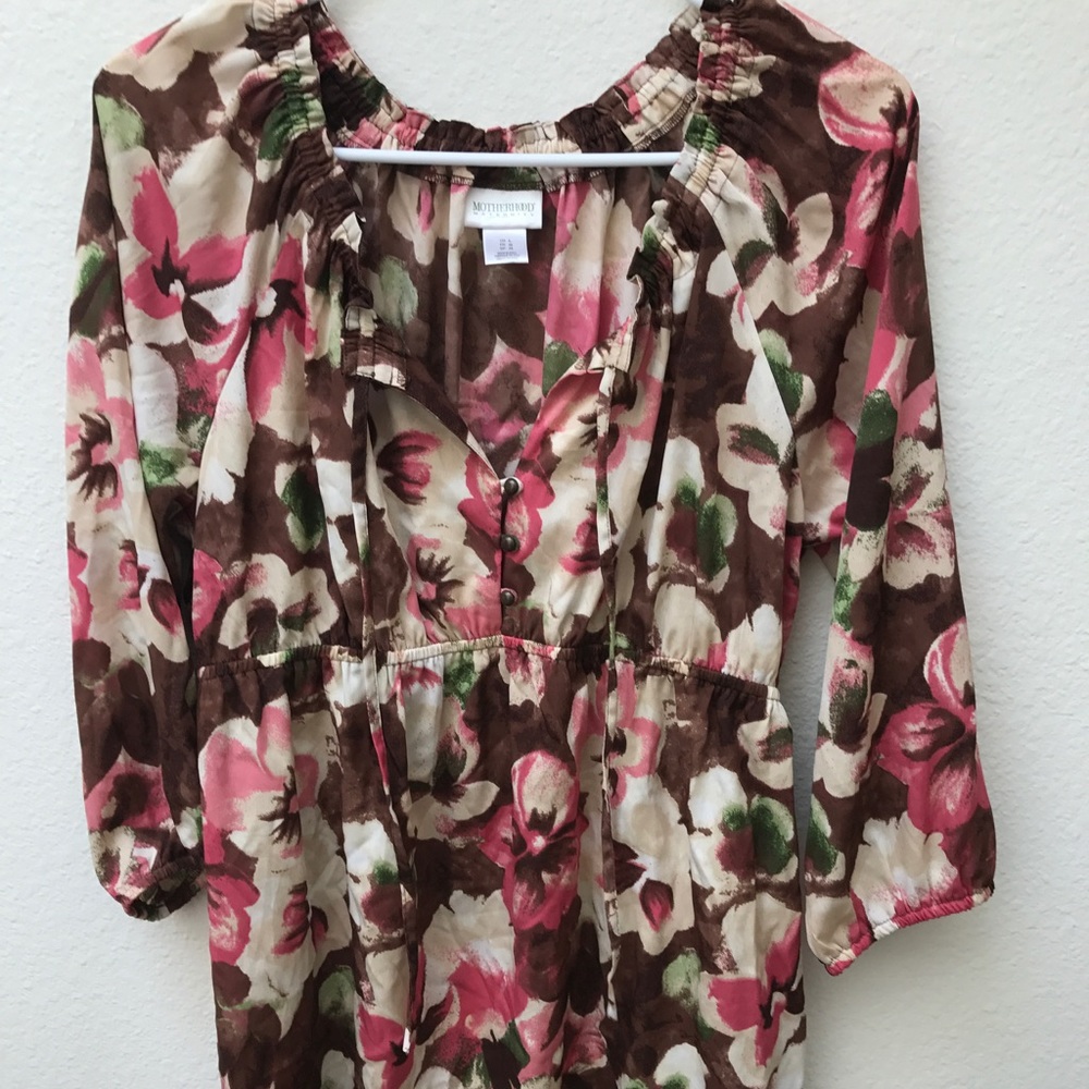 Floral Motherhood Maternity Tunic!