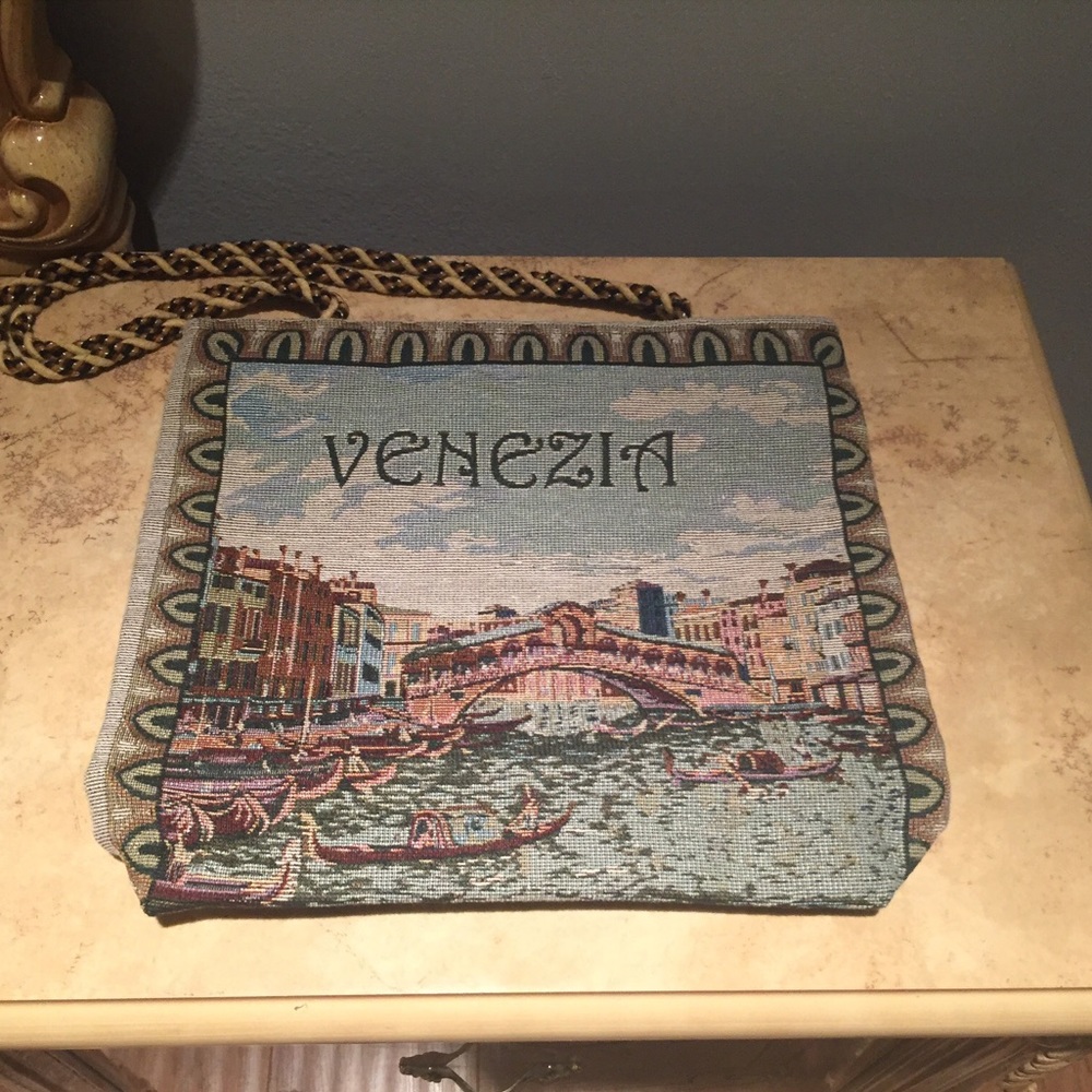 Tapestry Tote - Venice Scene