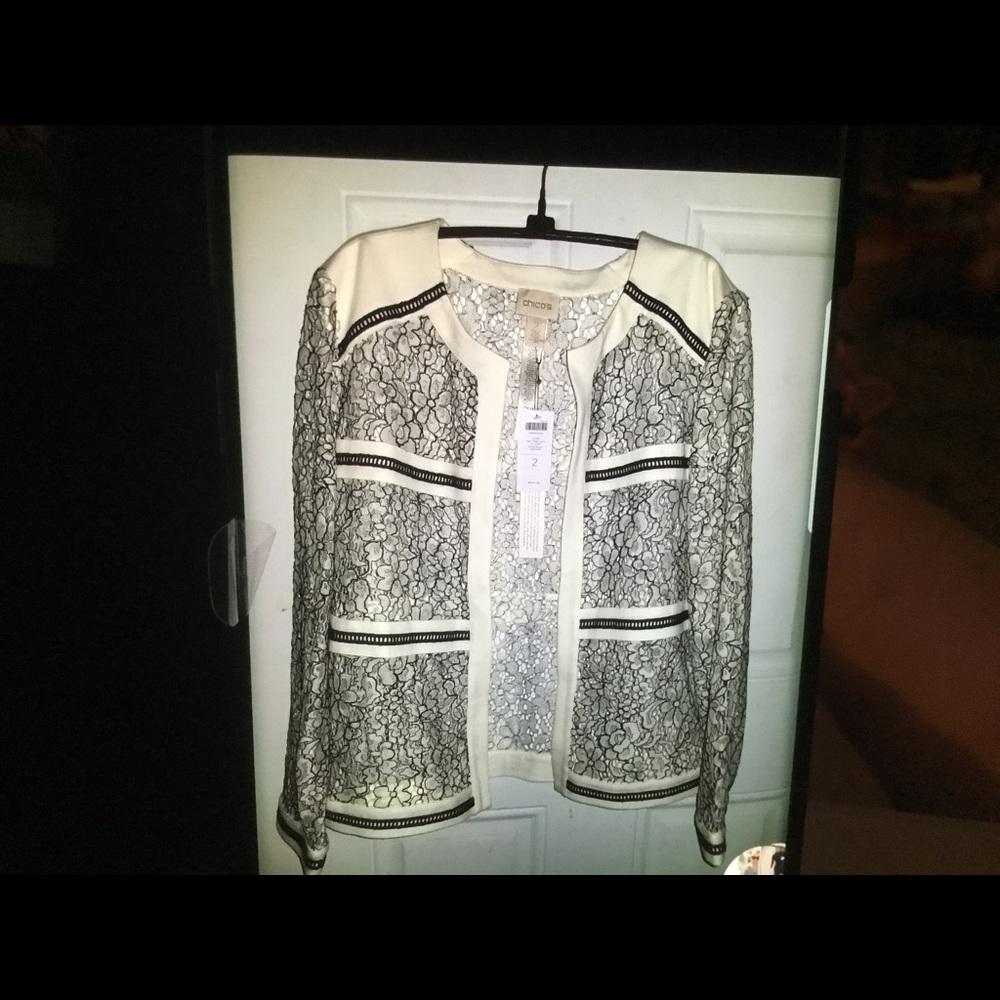 Chico's lace jacket