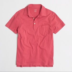 JCREW Slim- Washed pocket polo