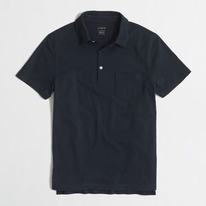 JCREW Slim-fit navy pocket polo