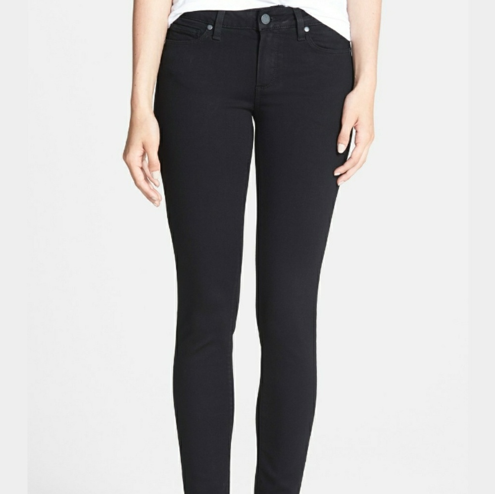 Paige denim black crop 28 pants/jean style 2017