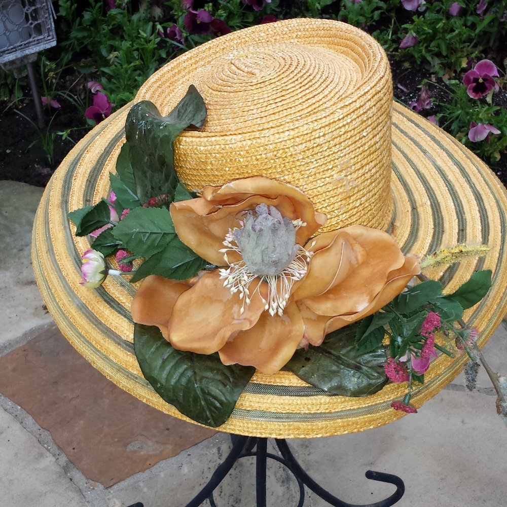 Yellow Summer Wedding Hat