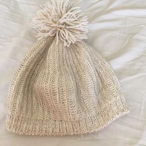 Icing Beanie With Pom Pom