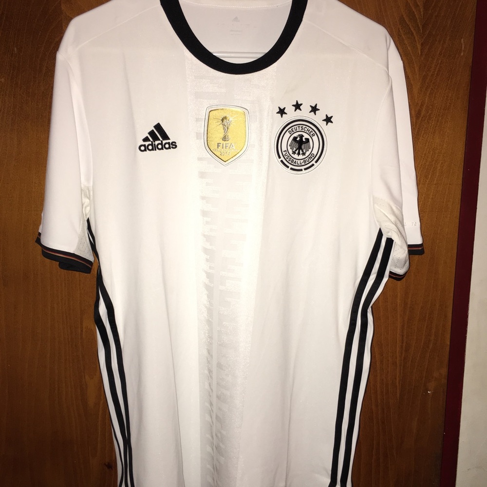 Adidas Germany Home jersey with World Cup patch