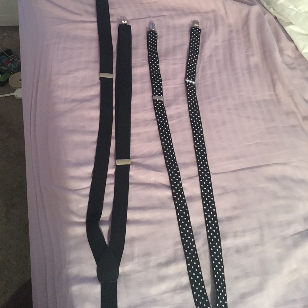 Two pair of suspenders.
