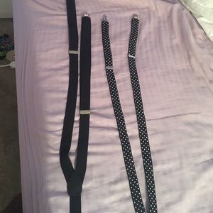 Two pair of suspenders.