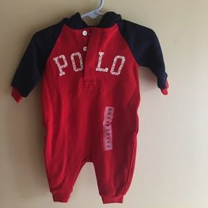 Ralph Lauren Rugby Coverall -Infant Boy