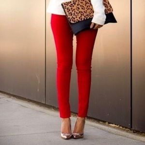 Levi's Red Low Rise Skinny Jeans