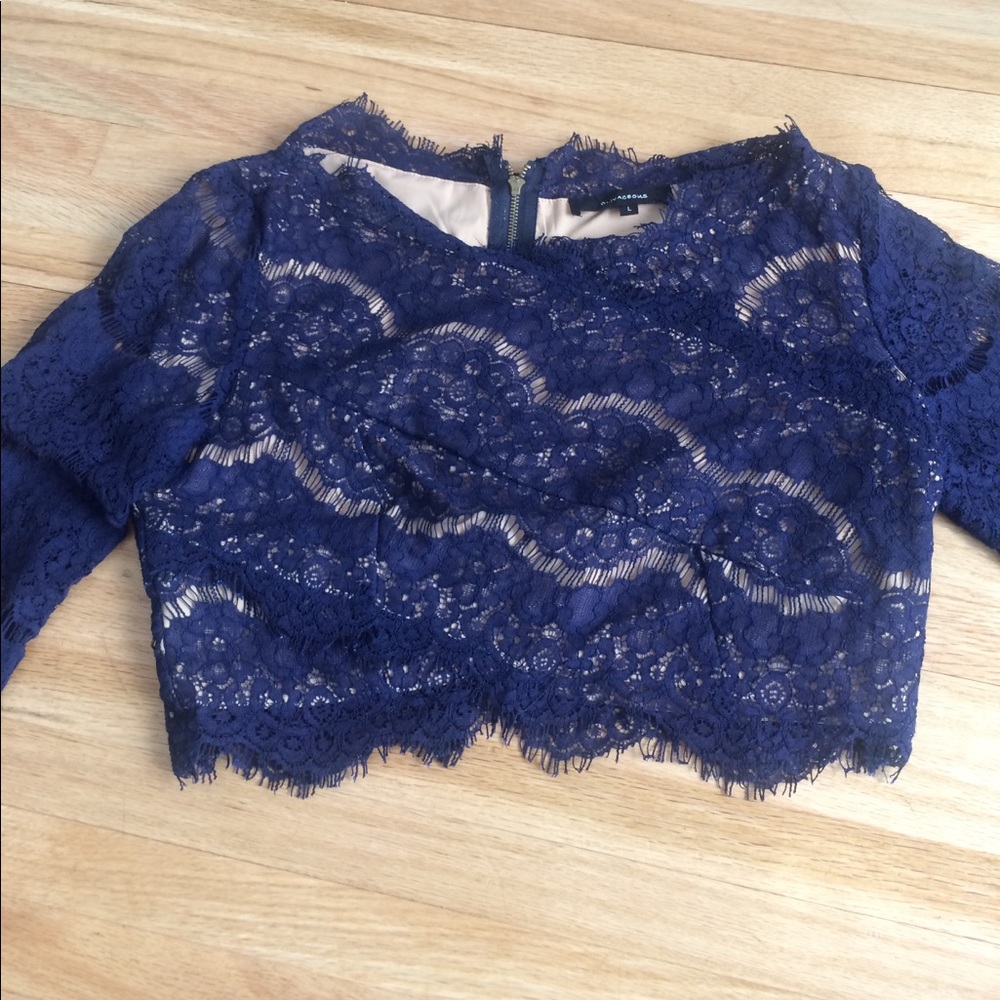Stylish lace crop top worn once.
