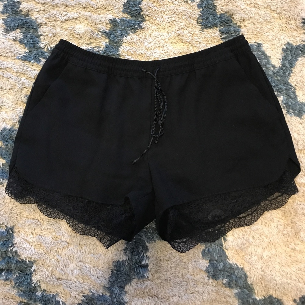Black dress shorts