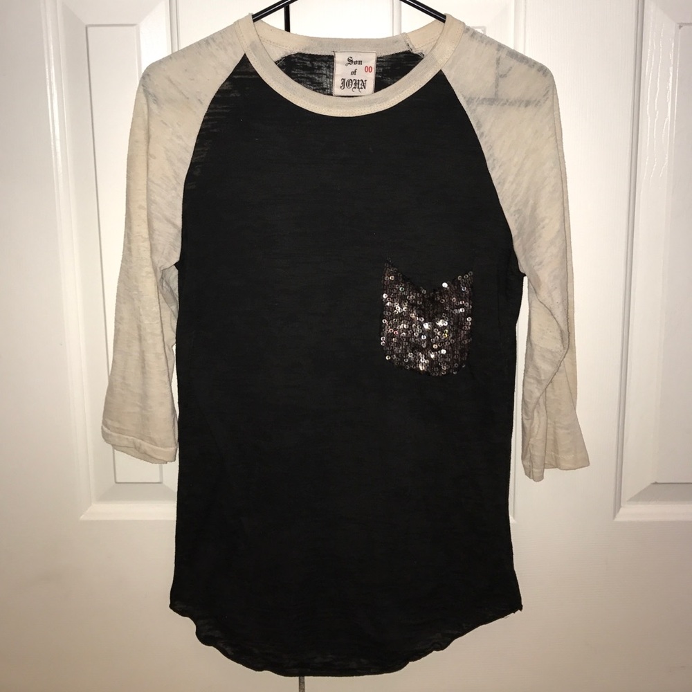 Son Of Josh Burnout 3/4 Length Top