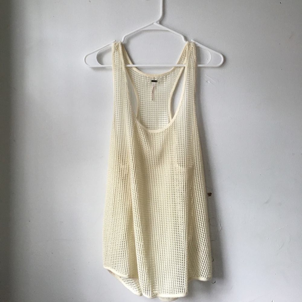 Free People sheer tank top
