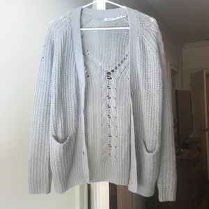 Gray kimchi blue urban outfitters cardigan