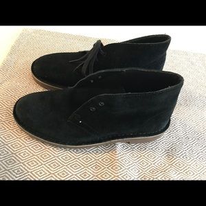 Black Clarks Desert Boots