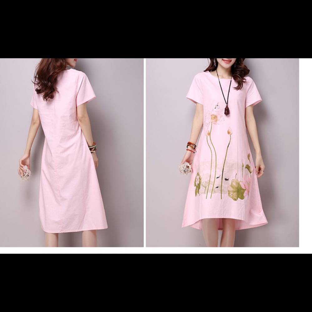 Beautiful. Artistic Scenery. Midi Dress