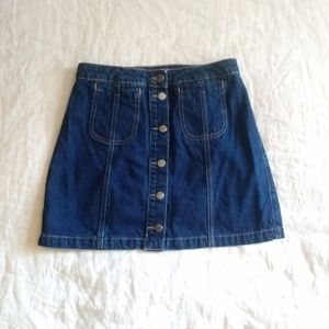 Denim Mini Skirt