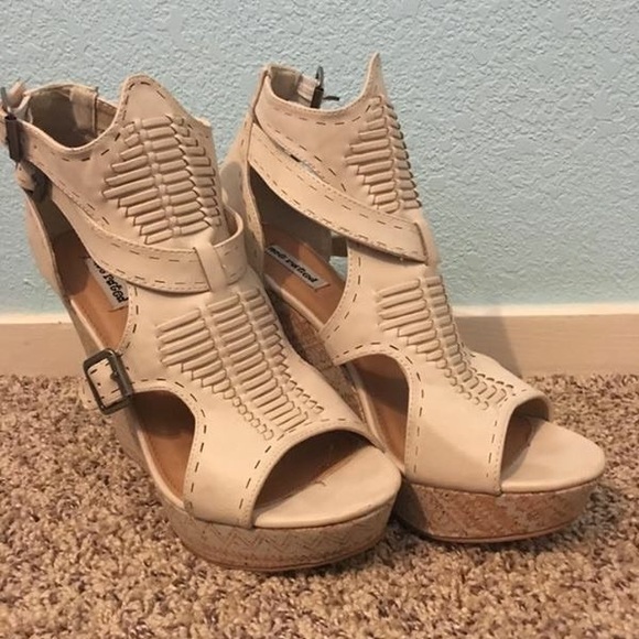 Not Rated Shoes - Tan Not Rated Wedge Pumps
