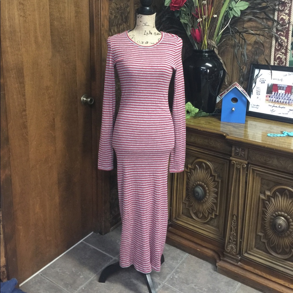 Free People slender fit maxi long sleeves