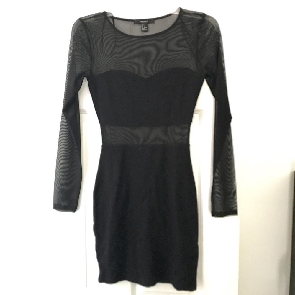 Forever 21 black bodycon dress