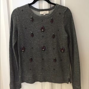 Womens longsleeve embellished top