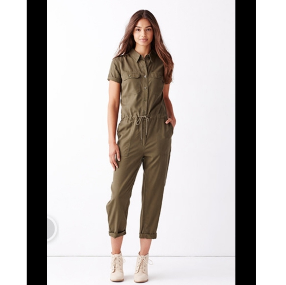 Olive Green Jumper / Flight Suit