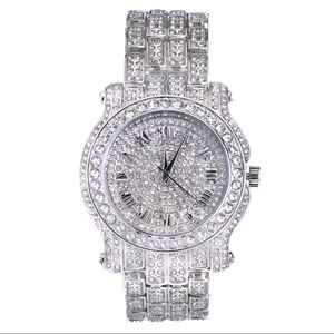 White Iced Out - Techno Pave Watch