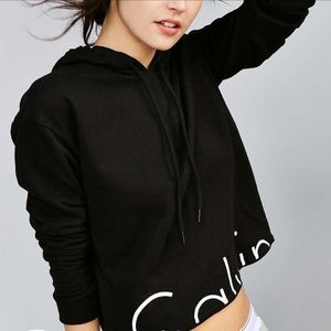 Calvin Klein UO crop hoodie