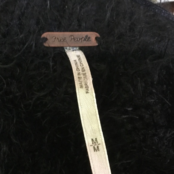 Free People Black fuzzy Jacket - Picture 7 of 8