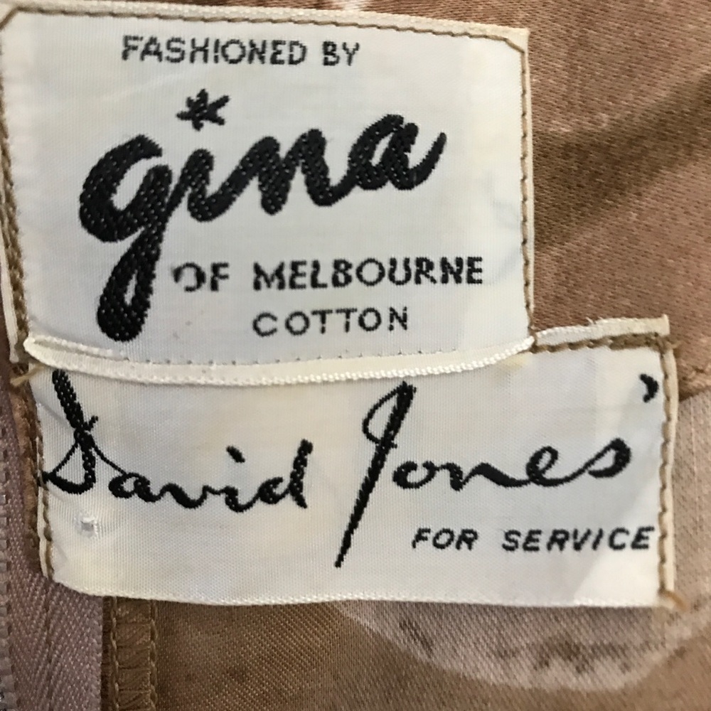 🌺HOST PICK🌸GINA OF MELBOURNE DRESS VINTAGE COTTON EXCEPTIONALLY LOVELY SZ SM - Picture 7 of 8