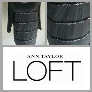 Ann Taylor Loft Sequin Blouse