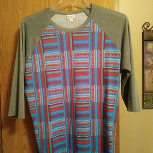 Gray and Multi-colored XL Randy