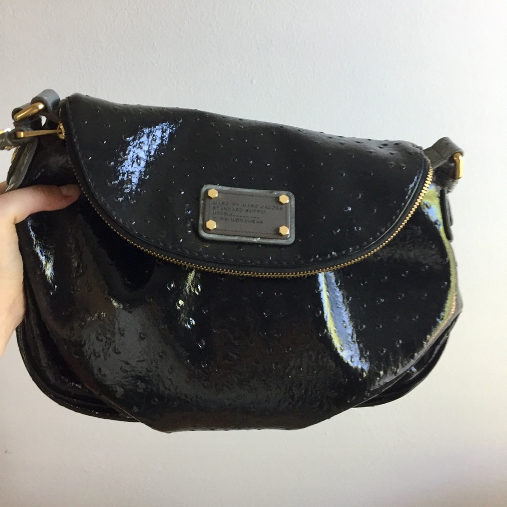 Marc Jacobs Embossed Ostrich Bag