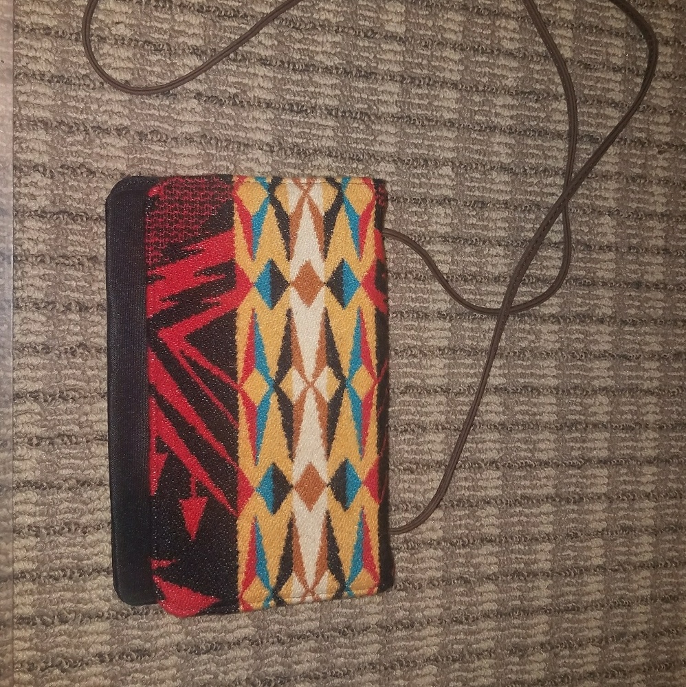 Pendleton tribal clutch wallet satchel crossbody