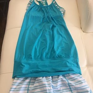 Matching skirt and top-LULULEMON!