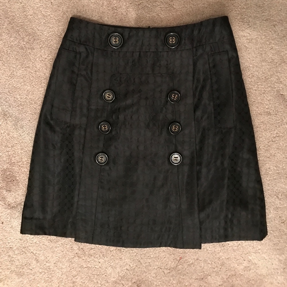 BCBG jacquard skirt with buttons