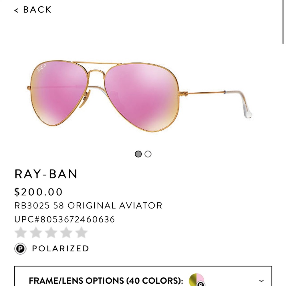 Authentic Brand new Ray-Ban polarized Cayman Flash