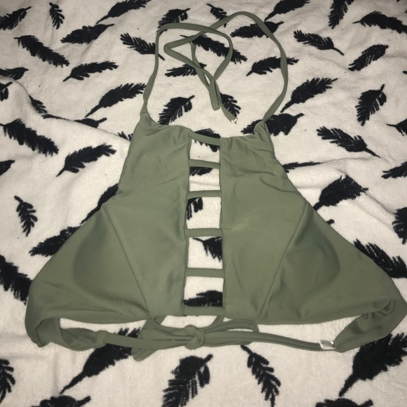 Khaki swim suit SOLD - Picture 3 of 3