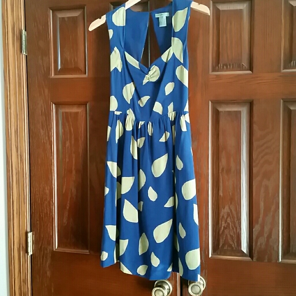 Maple "Tupelo" anthropologie silk dress