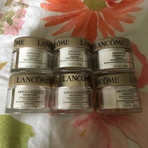 Set of 6 Lancome Absolue Day/Night Moisturizers