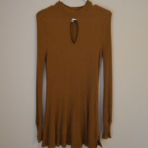 *SALE*🕊FP Mustard Long Sleeve Swing Dress