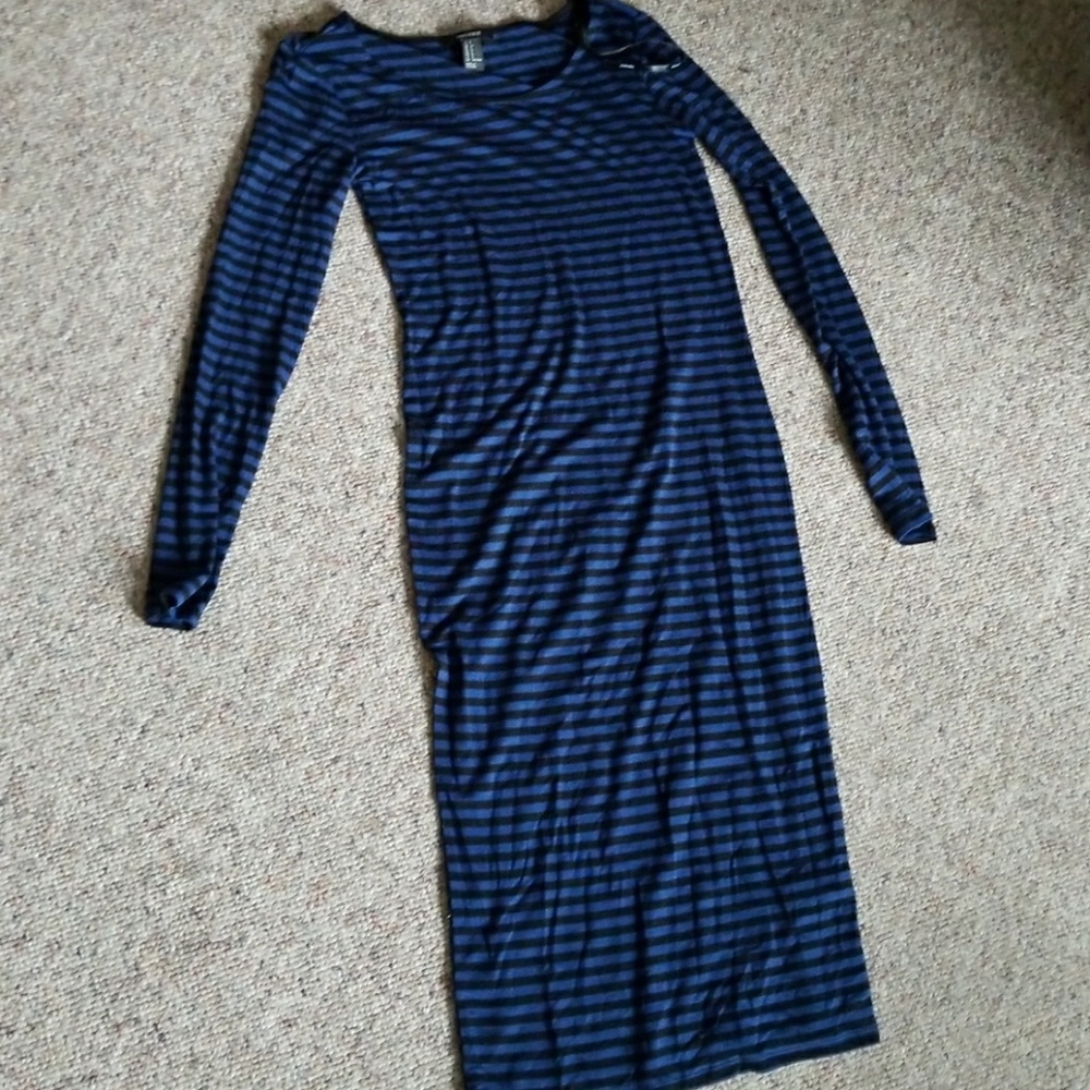 Blue and black stripes